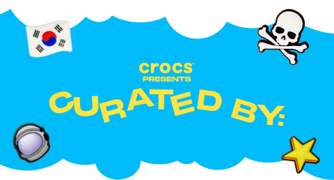 Crocs presents, Curated by.