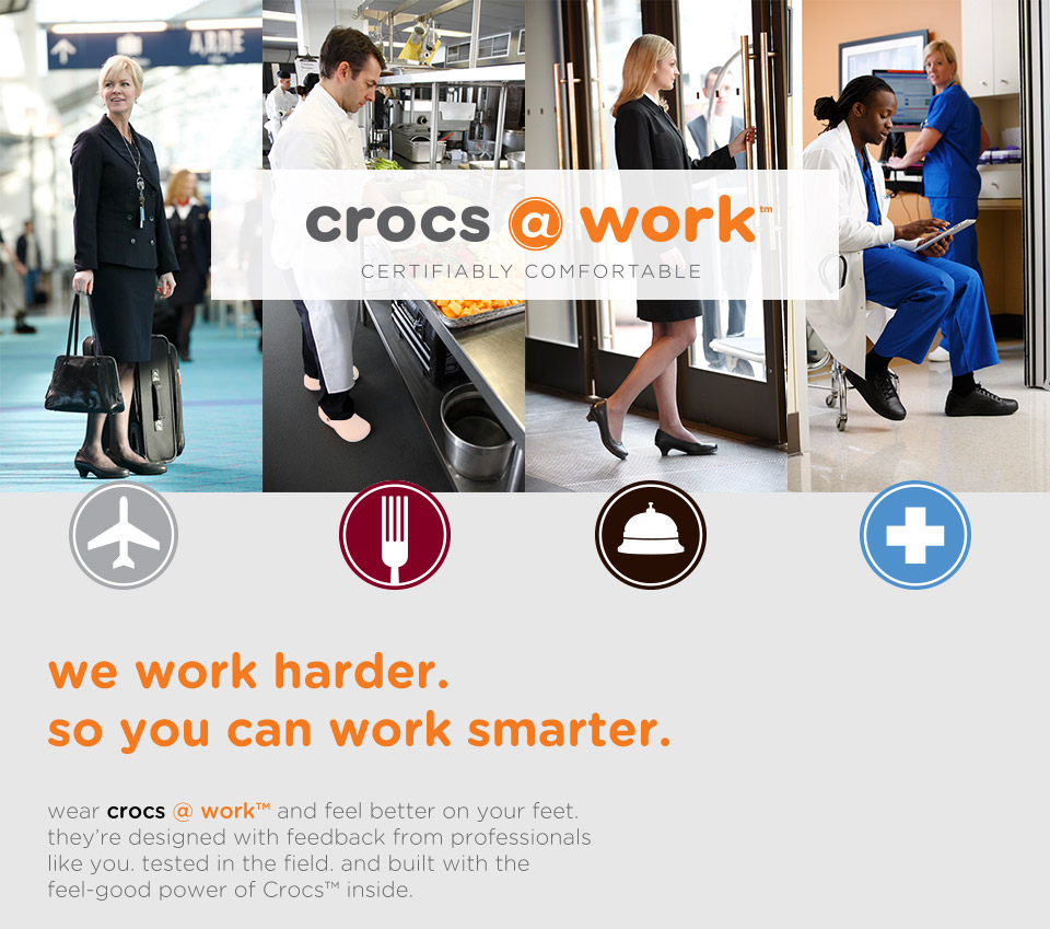 work crocs uk